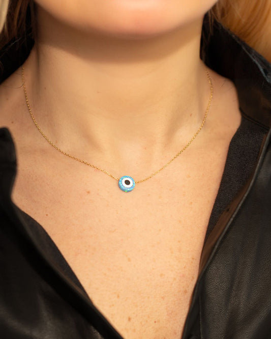 Aegean Evil Eye Necklace